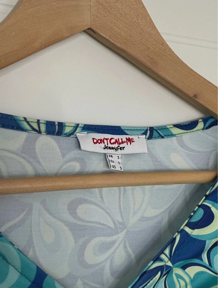 Robe moulante bleu mi longues - photo numéro 5