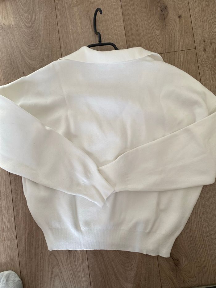 Pull blanc - photo numéro 2