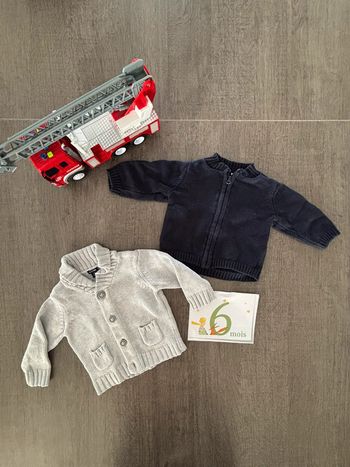Gilets garçon 6 mois