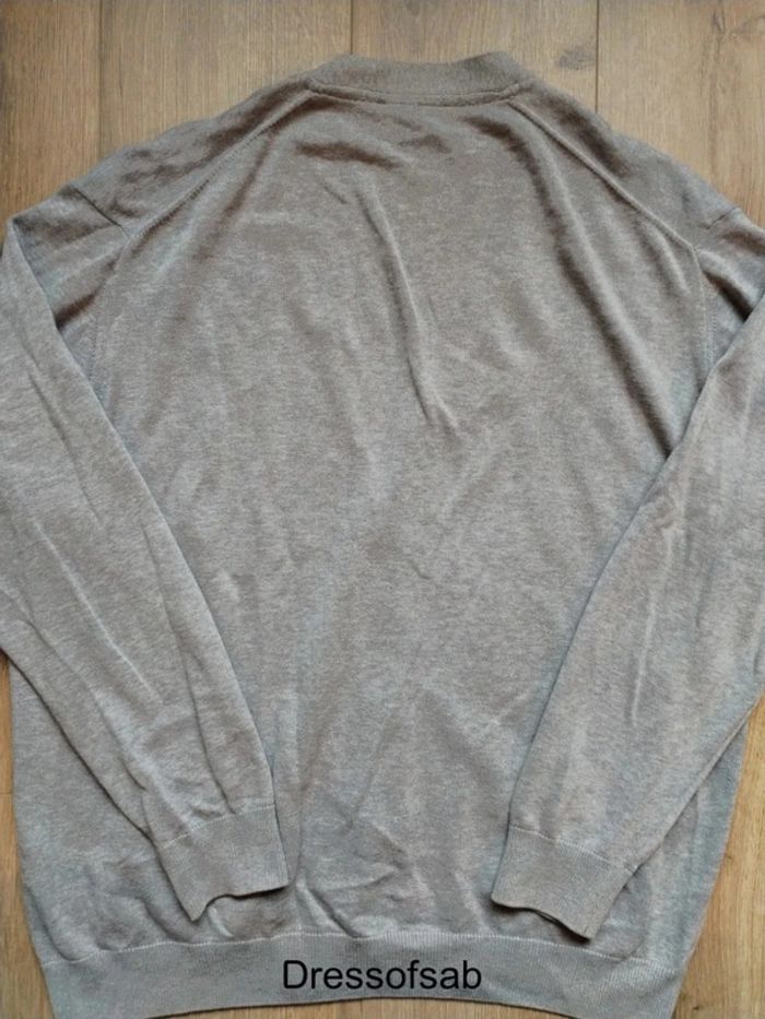 Cardigan Lacoste Gris Homme - photo numéro 6