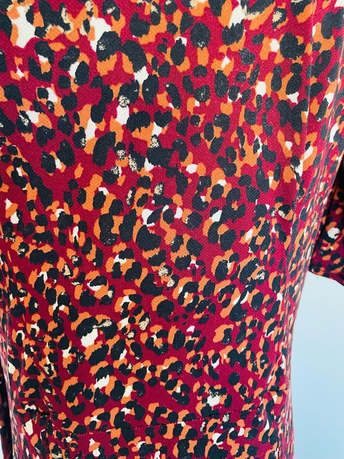 🌸 Sublime Robe longue. Motifs Léopard. Taille unique. - photo numéro 2