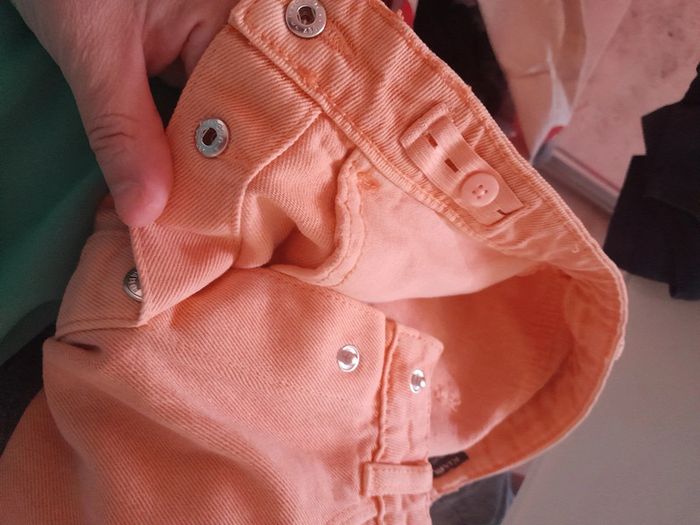 Jupe fille couleur corail 10 ans - photo numéro 2