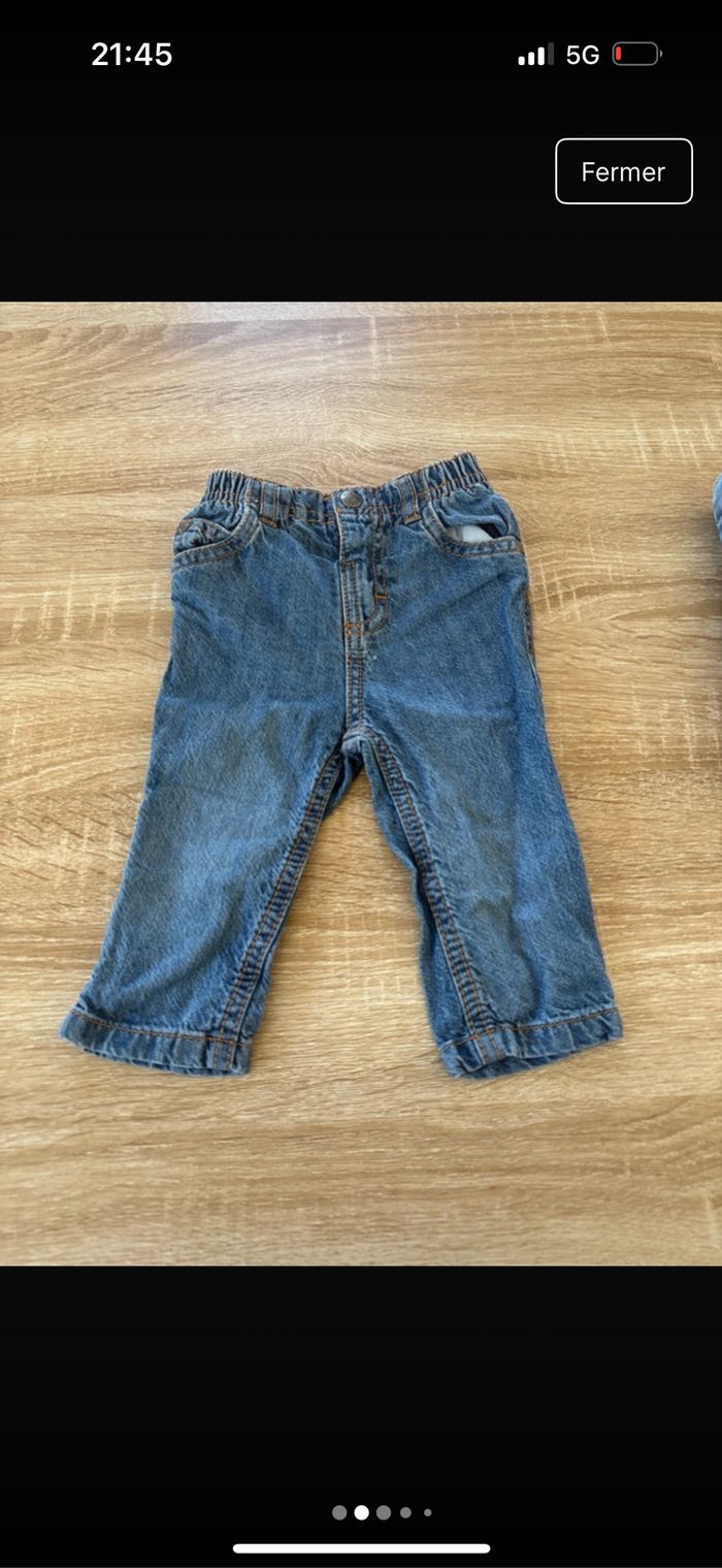 Lot de 2 jeans 6 mois très bon état 1 Orchestra 1 IKKS - photo numéro 2