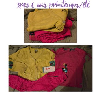 3pcs été fille 6 ans