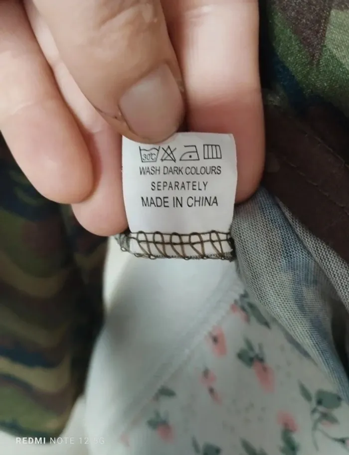 Haut manches longues camouflage taille S - photo numéro 6