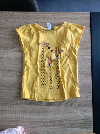 Tee shirt girafe, 3 ans