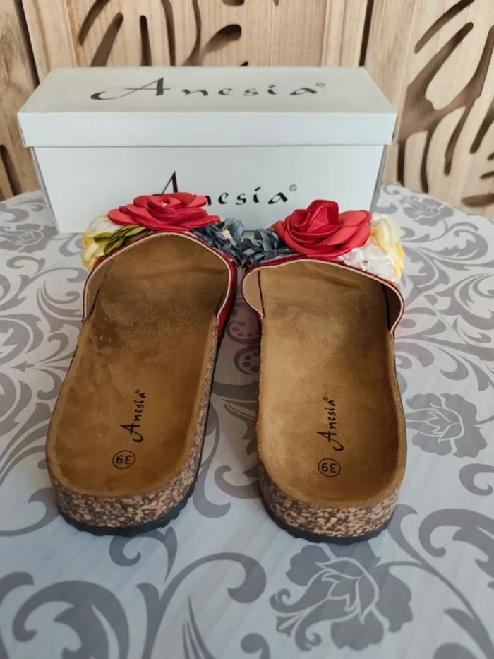 Mules fleurs P 39 Anesia - photo numéro 6