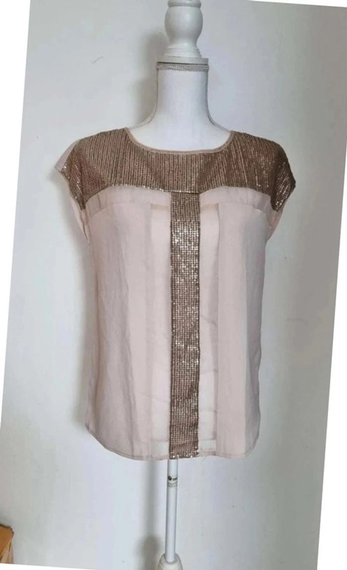 Top avec strass Promod
