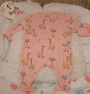 Pyjama Kiabi 1 mois 100%coton de 52 à 55cm