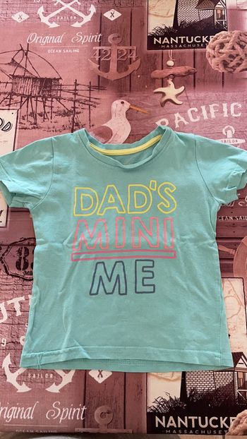 T-shirt turquoise garçon