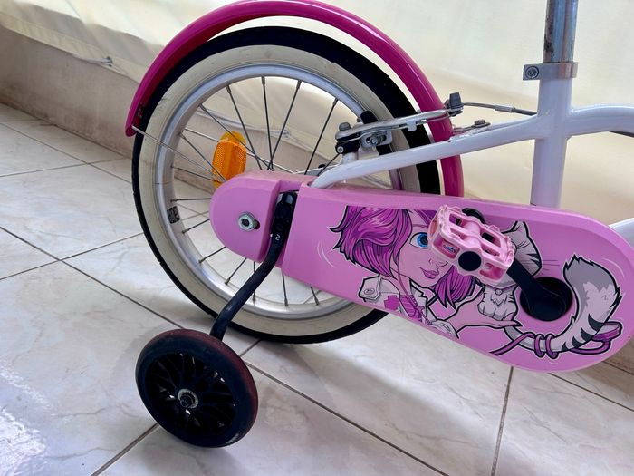 Vélo 16 pouces 4-6 ans 500 docto girl b'twin - photo numéro 7