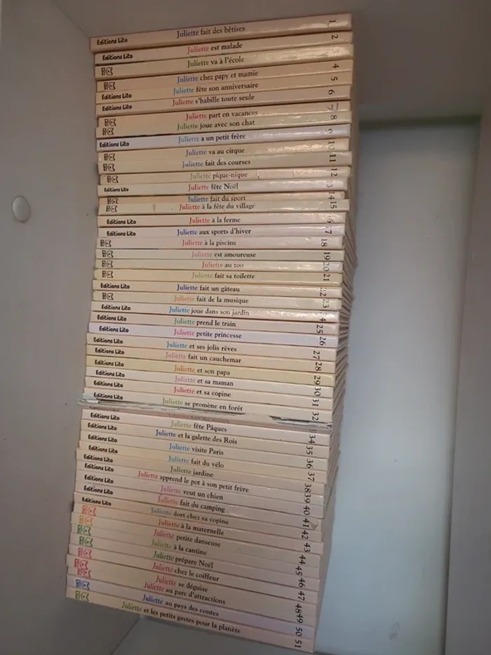 Collection de livres Juliette