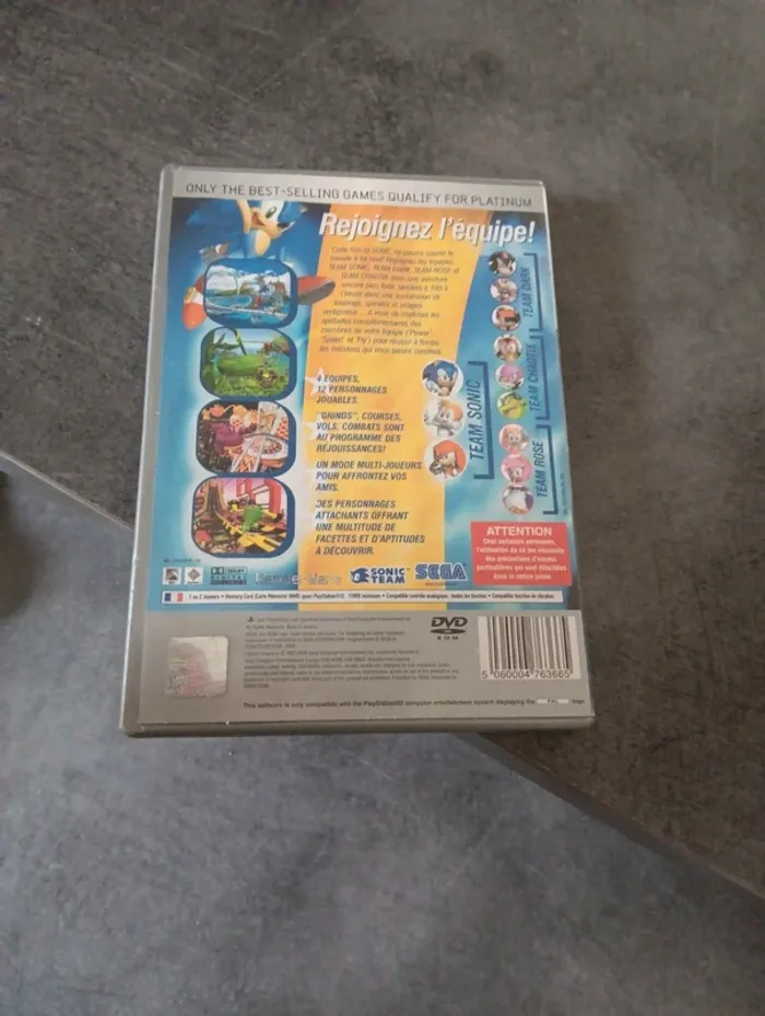 Sonic heroes ps2 - photo numéro 2