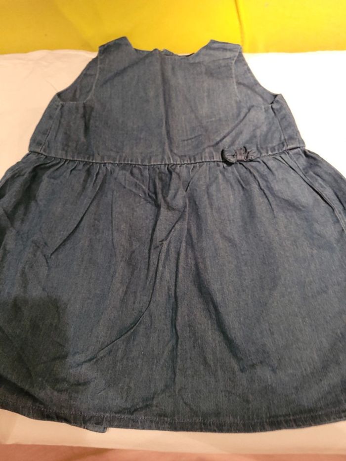 Robe légère en jean fille 24mois