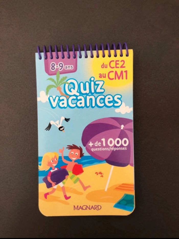 Quiz vacances CE2-CM1