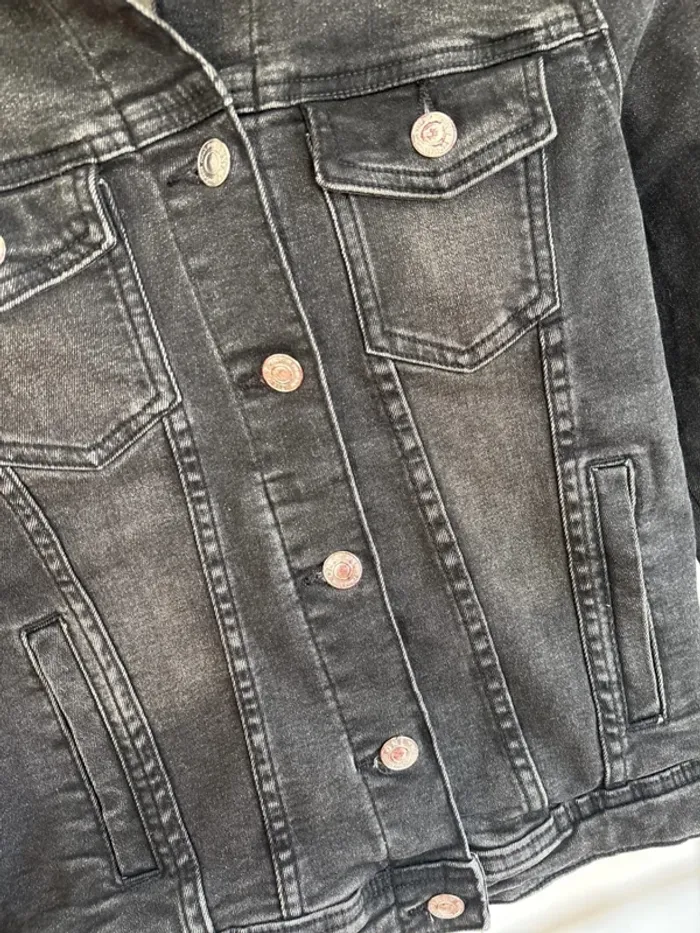 Veste en jean noir Only taille XS - photo numéro 5
