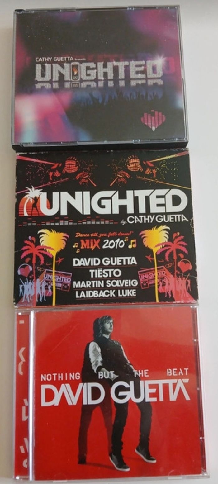 Lot de 3 CDS David Guetta