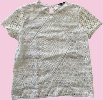 T shirt crochet Etam