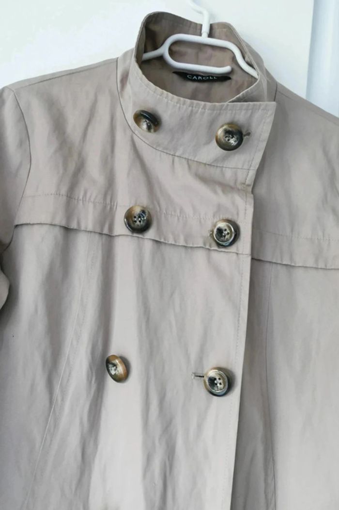 Blouson Cardigan Imper Long Femme Caroll – Taille 36 - photo numéro 4