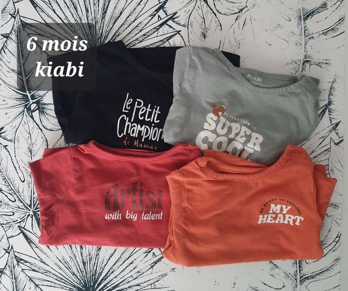 4 t-shirts manches longues