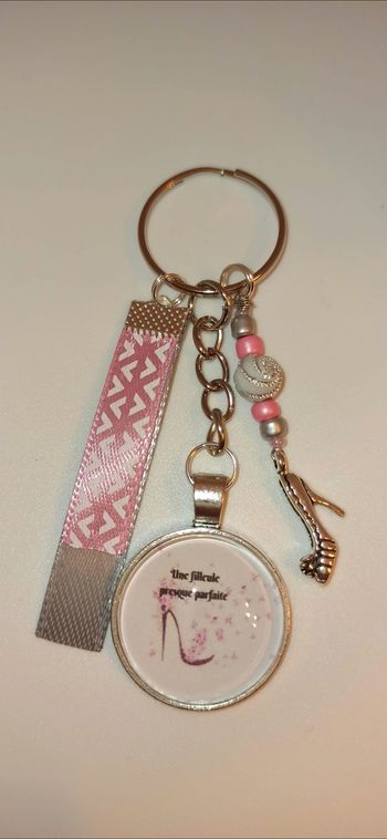 Porte clé filleule " filleule presque parfaite "
