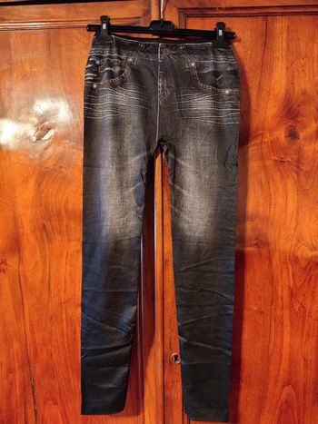 Legging façon jean noir