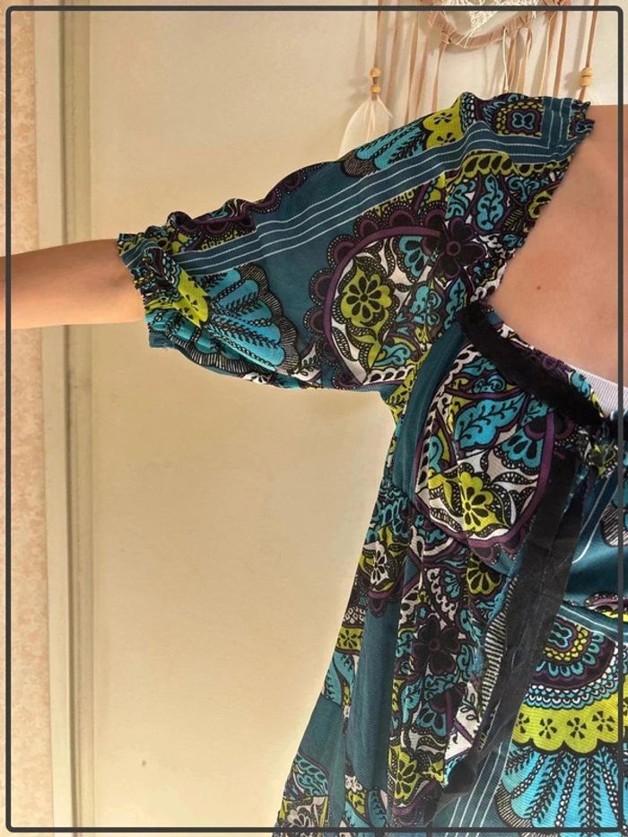 Magnifique blouse colorée taille 36 * - photo numéro 3