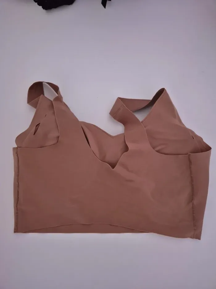 Brassière femme Taille S 36 marron H&M bonnets amovibles - photo numéro 5