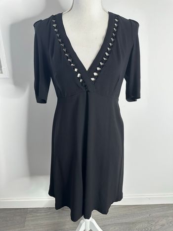 Petite robe noire ajourée Claudie Pierlot T36 S