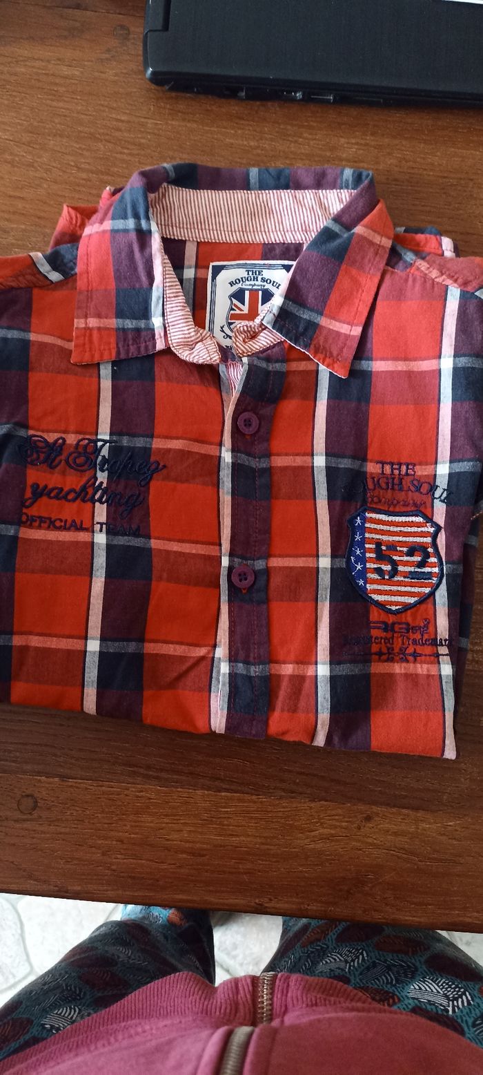Chemise manche courtethe rough