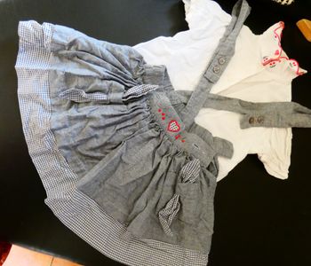 ensemble jupe et chemise 3 ans