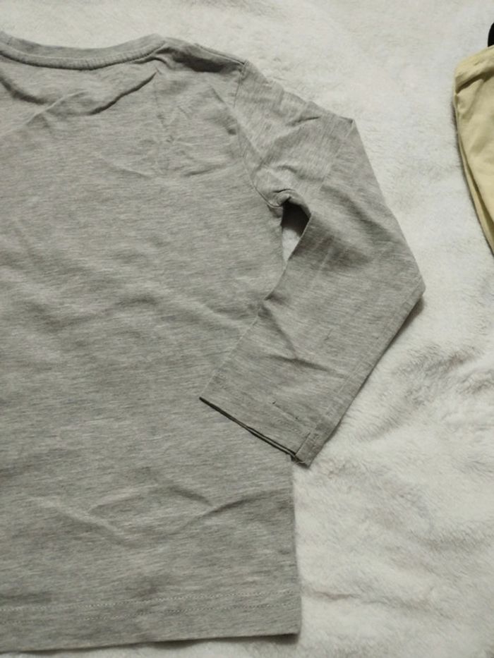 T-shirt manches longues gris 5 ans - photo numéro 5