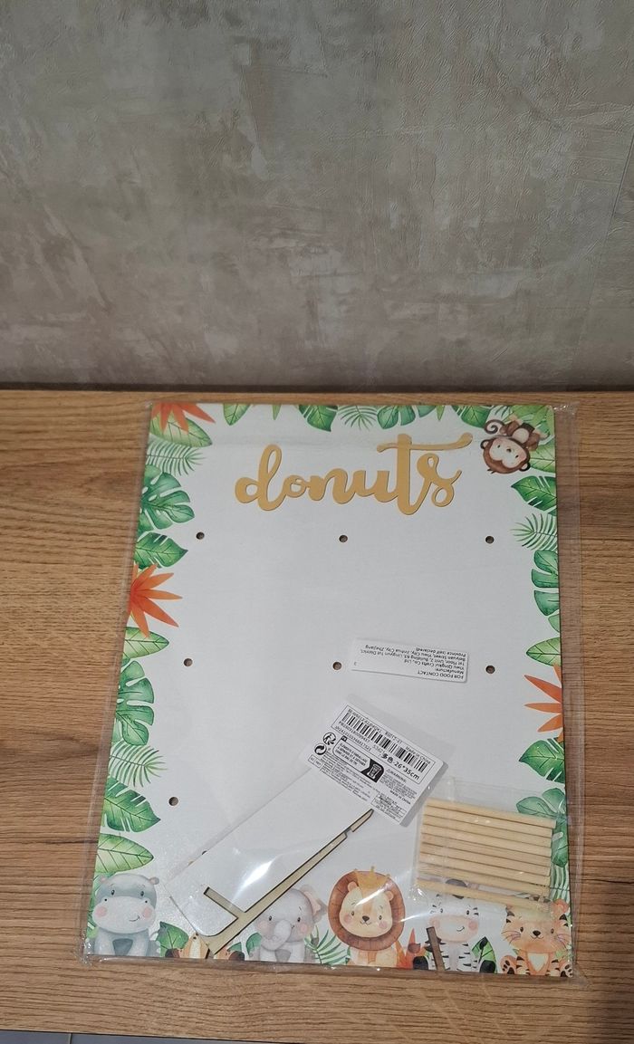 Présentoir à donuts en bois - photo numéro 4