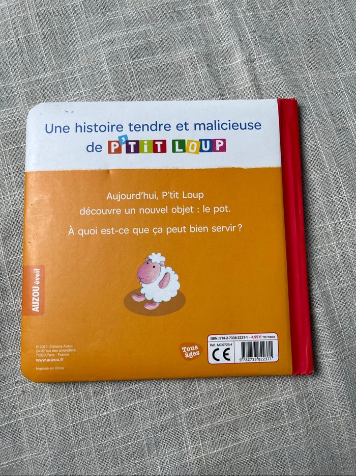 Livre P’tit Loup va sur le pot - photo numéro 2