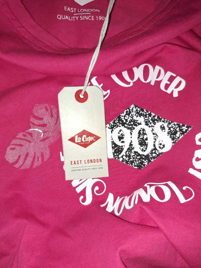 T-shirt rose/fuschia Lee Cooper - photo numéro 8