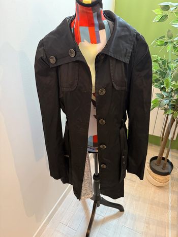 Trench Green with Envy noir Taille 42