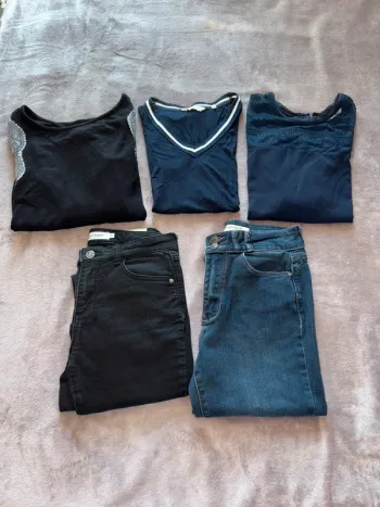 Lot de 5 vêtements femme Naf naf taille XS en très bon état