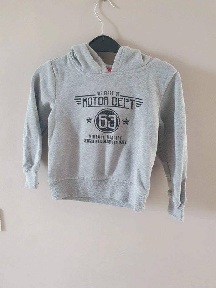 Sweat capuche tissaia 4 ans