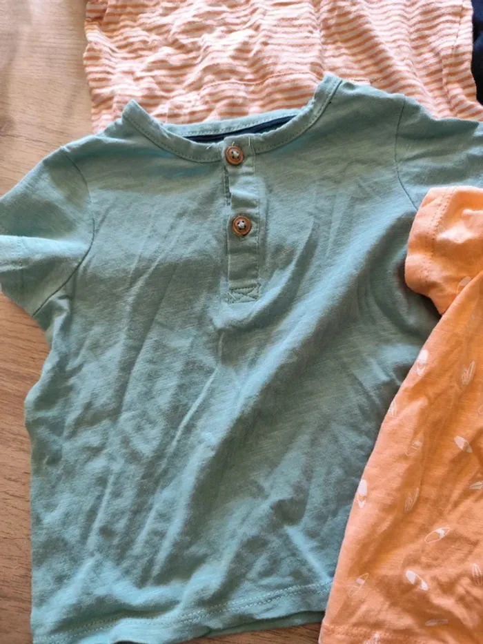 Lot de 4 t-shirts 9 mois - photo numéro 3