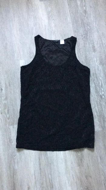 Débardeur dentelle noir