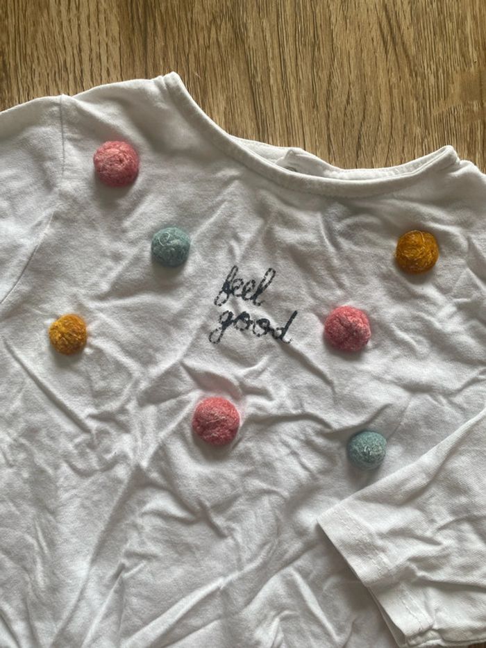 T-shirt manche longue taille 12 mois - photo numéro 2