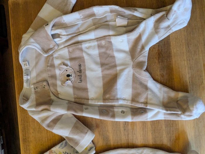 Lot de 3 dors-bien velours - photo numéro 5