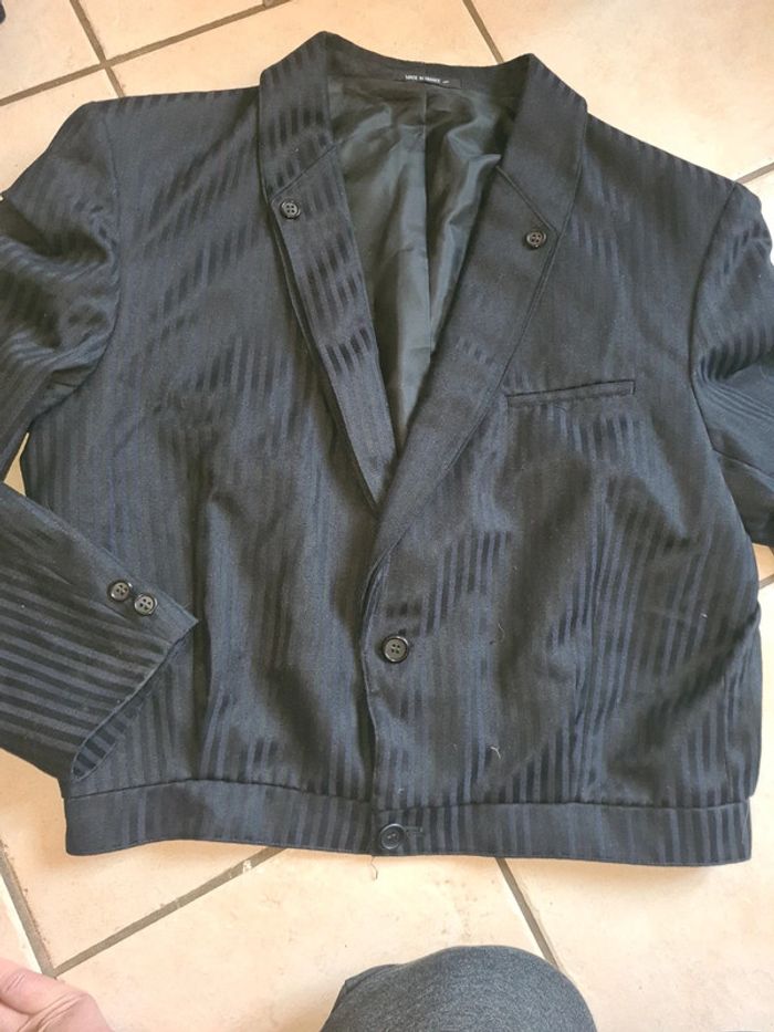 Veste habillée noire/marine foncé 42 - photo numéro 3