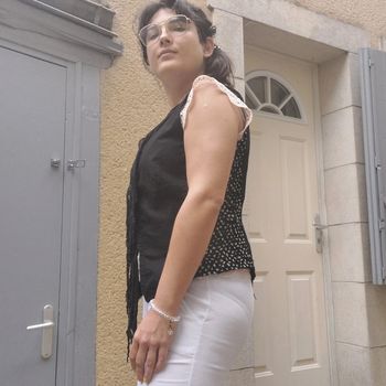 Gilet original Nathalie Garçon
