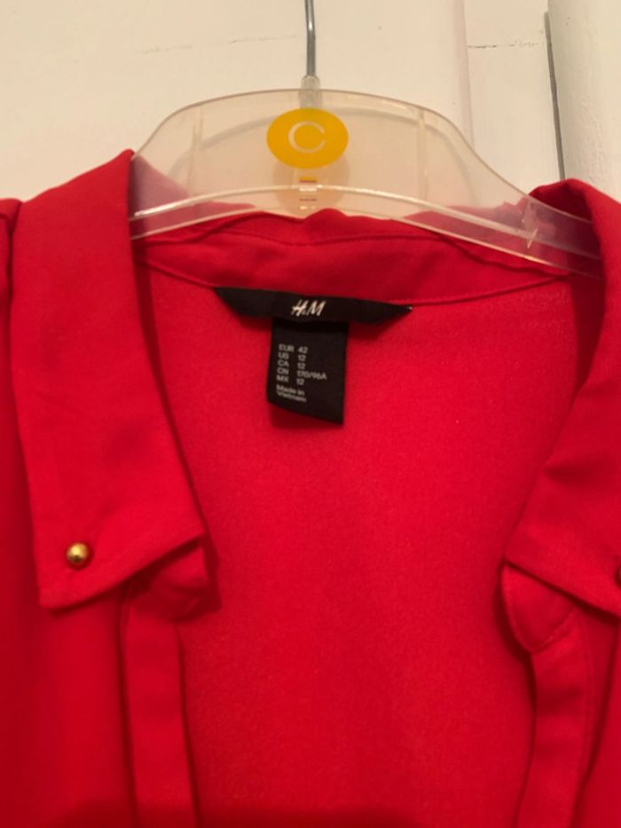 robe rouge sans manches - photo numéro 8