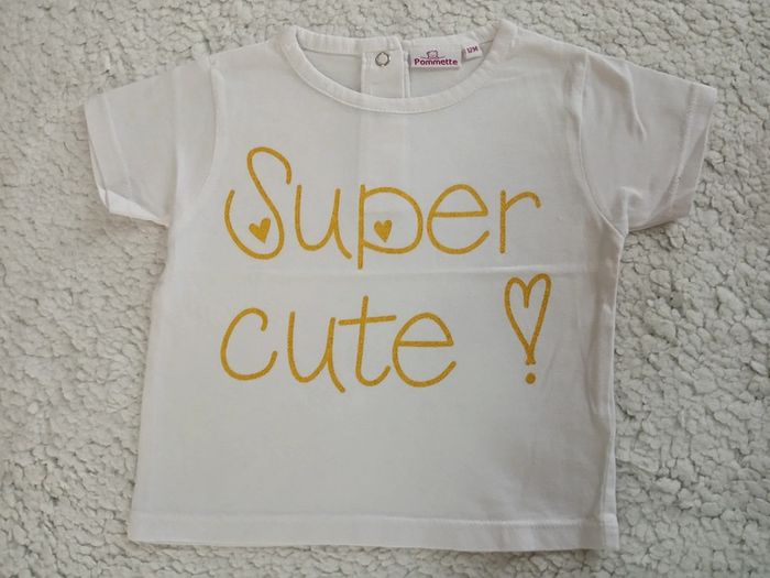 Tee-shirt fille taille 12 mois