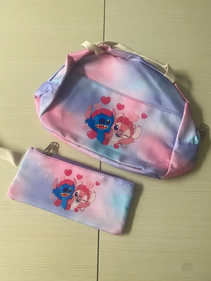 Sac à dos rentrée scolaire neuf avzc trousse et et petit sac - photo numéro 2