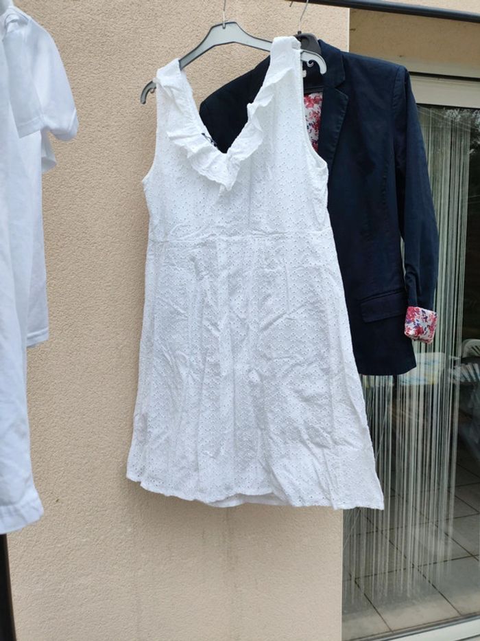 Robe de grossesse broderies anglaises - photo numéro 3