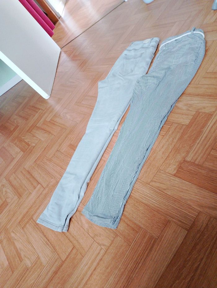 Lot de 2 pantalons / jeans - Taille M - photo numéro 5