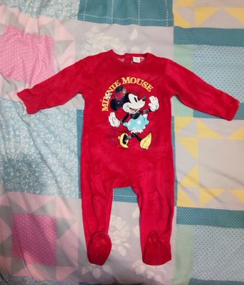 Pyjama velours Minnie Disney
